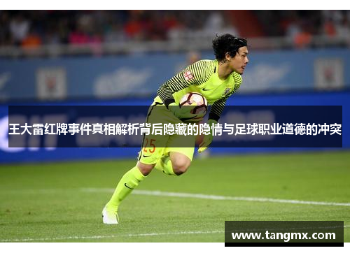 王大雷红牌事件真相解析背后隐藏的隐情与足球职业道德的冲突