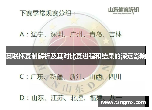 英联杯赛制解析及其对比赛进程和结果的深远影响